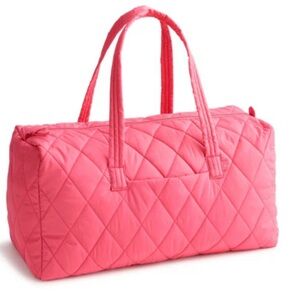 NEW Vera Bradley Quilted Rapture Rose Travel Bag